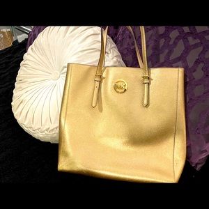 Michael Kors Gold Purse